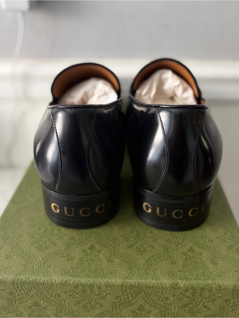 Gucci Black Leather Kiltie Tassel Loafers for Men - Picture 4 of 7